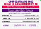 EL MIÉRCOLES SE HARÁ EFECTIVO EL PAGO A LOS BENEFICIARIOS DE LA BECA 22 AG
