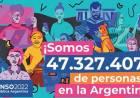 LA POBLACIÓN ARGENTINA ES DE 47.327.407 PERSONAS