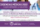 CONCURSO DE RESIDENCIAS MÉDICAS: SAN LUIS TIENE 100 CARGOS DISPONIBLES