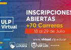 LA ULP VIRTUAL ABRIÓ NUEVAMENTE SUS INSCRIPCIONES