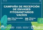 CAMPAÑA DE RECEPCIÓN DE ENVASES FITOSANITARIOS VACÍOS