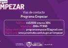 PROGRAMA EMPEZAR: AHORA LAS Y LOS JÓVENES PODRÁN INSCRIBIRSE DE MODO ONLINE