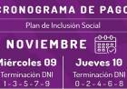 ESTE MIÉRCOLES Y JUEVES COBRARÁN LOS BENEFICIARIOS DE INCLUSIÓN