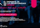 INSCRIPCIONES PARA EL PROGRAMA “EMPRENDÉ POR MÁS DEPORTE”