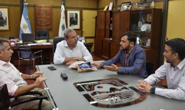 LAVANDEIRA SE REUNIÓ CON MORIÑIGO PARA COORDINAR ACCIONES VINCULADAS AL DESARROLLO DE PRODUCTOS ALIMENTICIOS