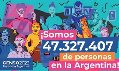 LA POBLACIÓN ARGENTINA ES DE 47.327.407 PERSONAS