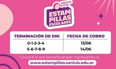 ESTE LUNES COMIENZA UN NUEVO CANJE DE ESTAMPILLAS ESCOLARES “AHORRO PARA MI FUTURO”