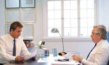 SERGIO MASSA SE REUNIÓ CON EL PRESIDENTE  Y ANTICIPÓ QUE EL MIÉRCOLES ANUNCIARÁN NUEVAS MEDIDAS ECONÓMICAS