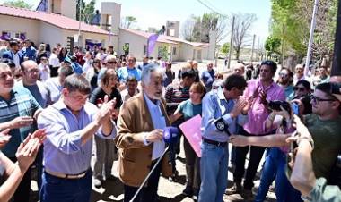 LA POLÍTICA HABITACIONAL CONTINÚA SU MARCHA EN LAS CHACRAS