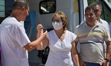 LOS CENTROS DE SALUD DEL SUR PROVINCIAL RECIBIERON AMBULANCIAS 0KM