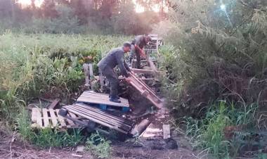 DESARMAN PUENTES CLANDESTINOS QUE UNÍAN ARGENTINA CON PARAGUAY