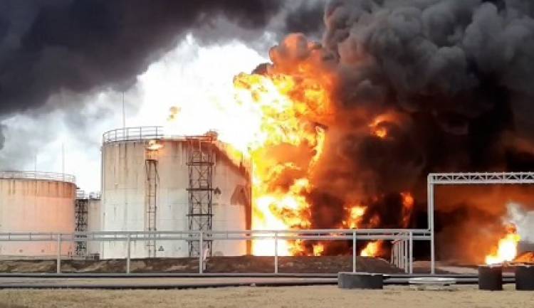 HELICOPTEROS UCRANIANOS BOMBARDEARON RUSIA