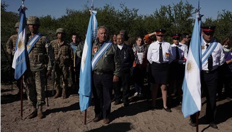 EN MERLO SE HOMENAJEÓ A LOS EX COMBATIENTES EN UN NUEVO ANIVERSARIO