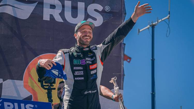 TC EN LA PAMPA: AGUSTÍN CANAPINO GANÓ EN LA CARRERA DESPEDIDA DE GUILLERMO ORTELLI
