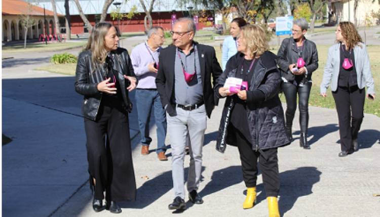 EUGENIA CANTALOUBE Y FUNCIONARIAS DE NACIÓN REALIZARON UNA VISITA A LA UPrO