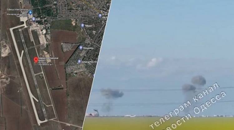 RUSIA DESTRUYÓ LA PISTA DEL AEROPUERTO DE ODESA