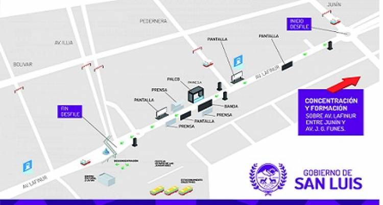 SE ESPERAN MÁS DE 15 MIL PERSONAS EN EL DESFILE DEL 25 DE MAYO