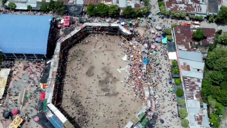 COLOMBIA: AL MENOS CUATRO MUERTOS POR EL DESPLOME DE GRADERÍAS EN UNA PLAZA DE TOROS