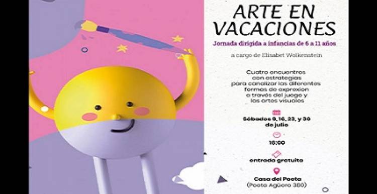 “ARTE PARA LAS INFANCIAS” EN LA CASA DEL POETA