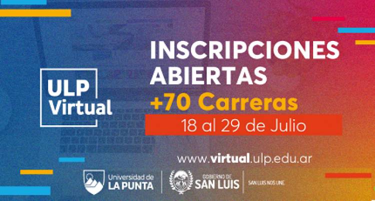 LA ULP VIRTUAL ABRIÓ NUEVAMENTE SUS INSCRIPCIONES