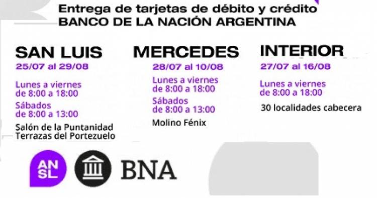 COMIENZA LA ENTREGA DE TARJETAS DEL BANCO NACIÓN A LOS EMPLEADOS PÚBLICOS