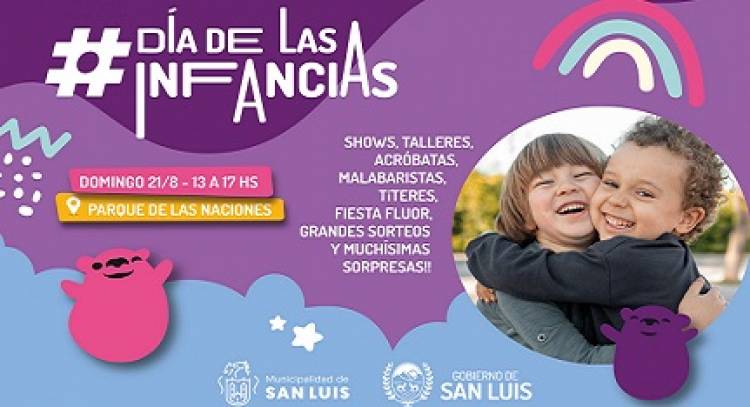 ESTE DÍA DE LAS INFANCIAS FESTEJALO EN EL PARQUE DE LAS NACIONES