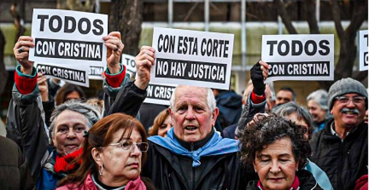 SE GESTA UNA GRAN MARCHA DE APOYO A CRISTINA KIRCHNER