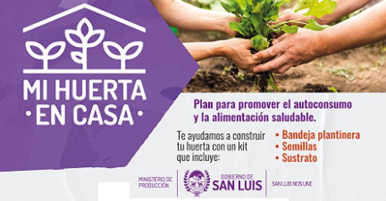 MÁS DE 800 PERSONAS YA SE ANOTARON PARA TENER SU HUERTA