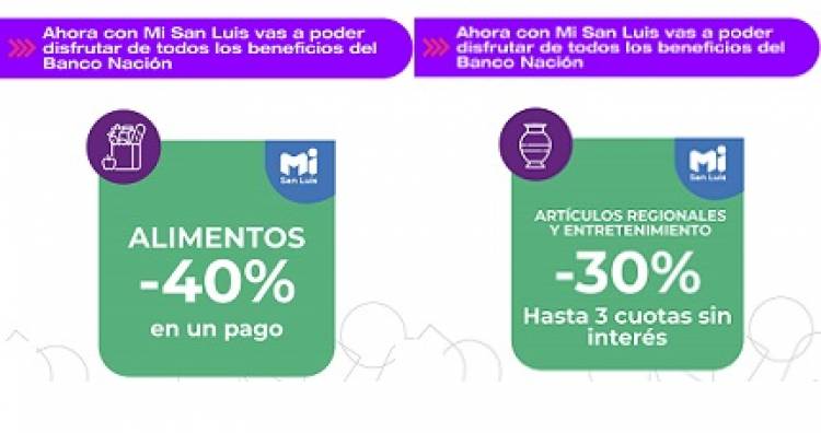 SAN LUIS Y EL BANCO NACIÓN LANZARON EL PROGRAMA “MI SAN LUIS”