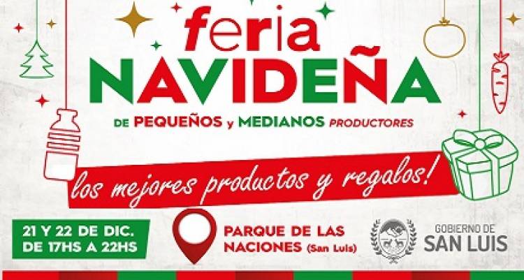 PREPARAN UNA GRAN FERIA NAVIDEÑA PARA DISFRUTAR EN FAMILIA