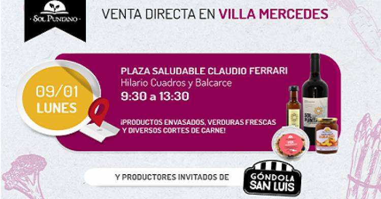 NUEVA JORNADA DE VENTA DIRECTA EN VILLA MERCEDES